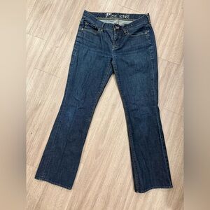 Madewell Dark Blue Boot Cut Jeans